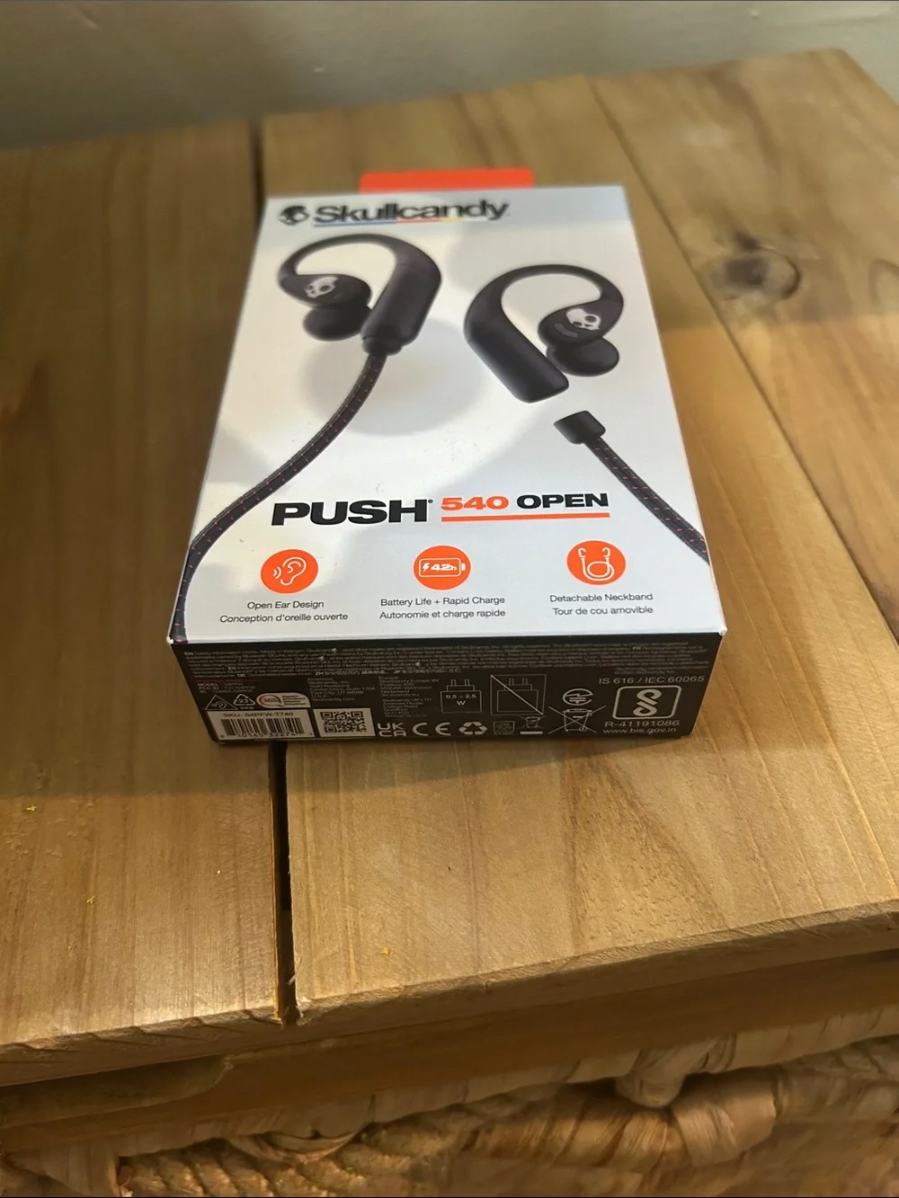 Skullcandy Push 540 Open Earbuds - Black